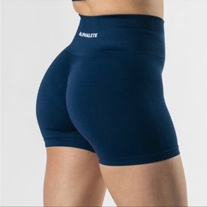 Alphalete Tuxedo blue amplify shorts - add as bundle!